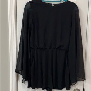 Topshop Black romper
